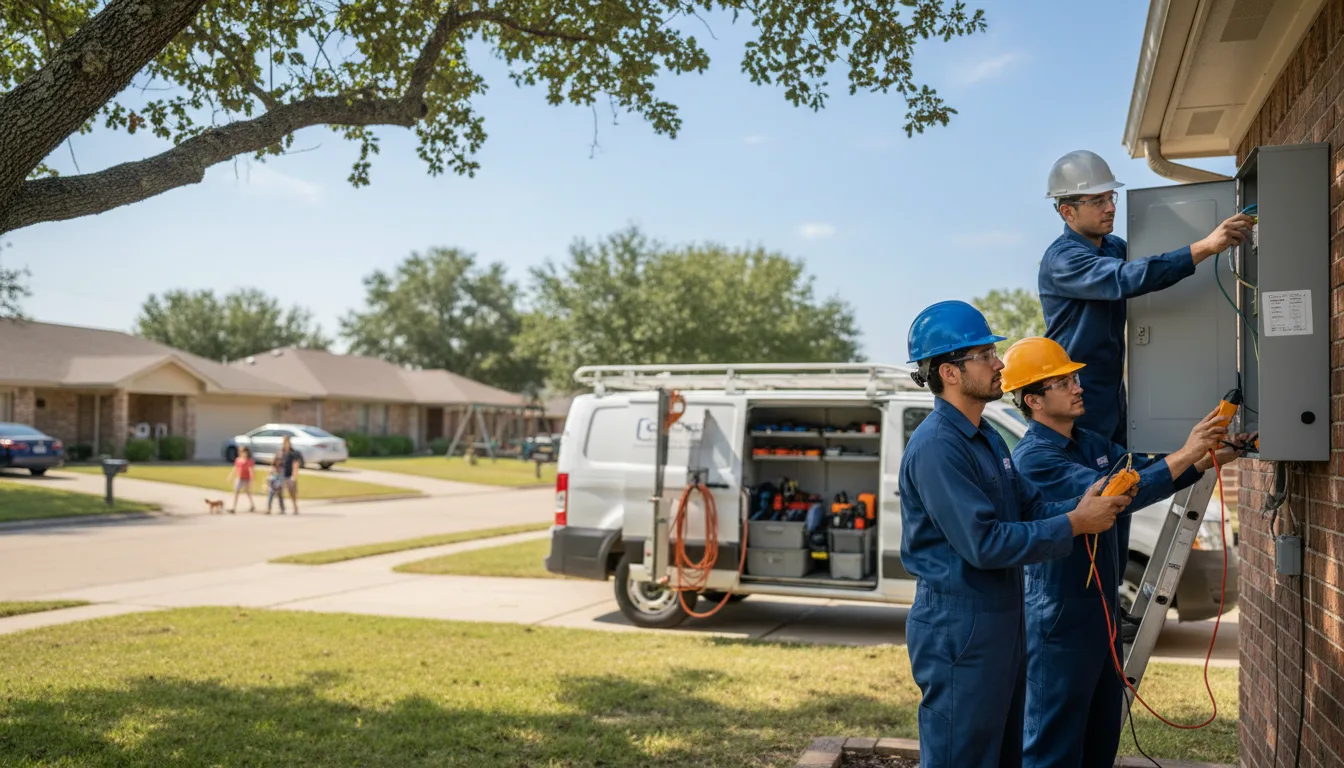 Certified electrician providing emergency electrical services in Lawndale, NC